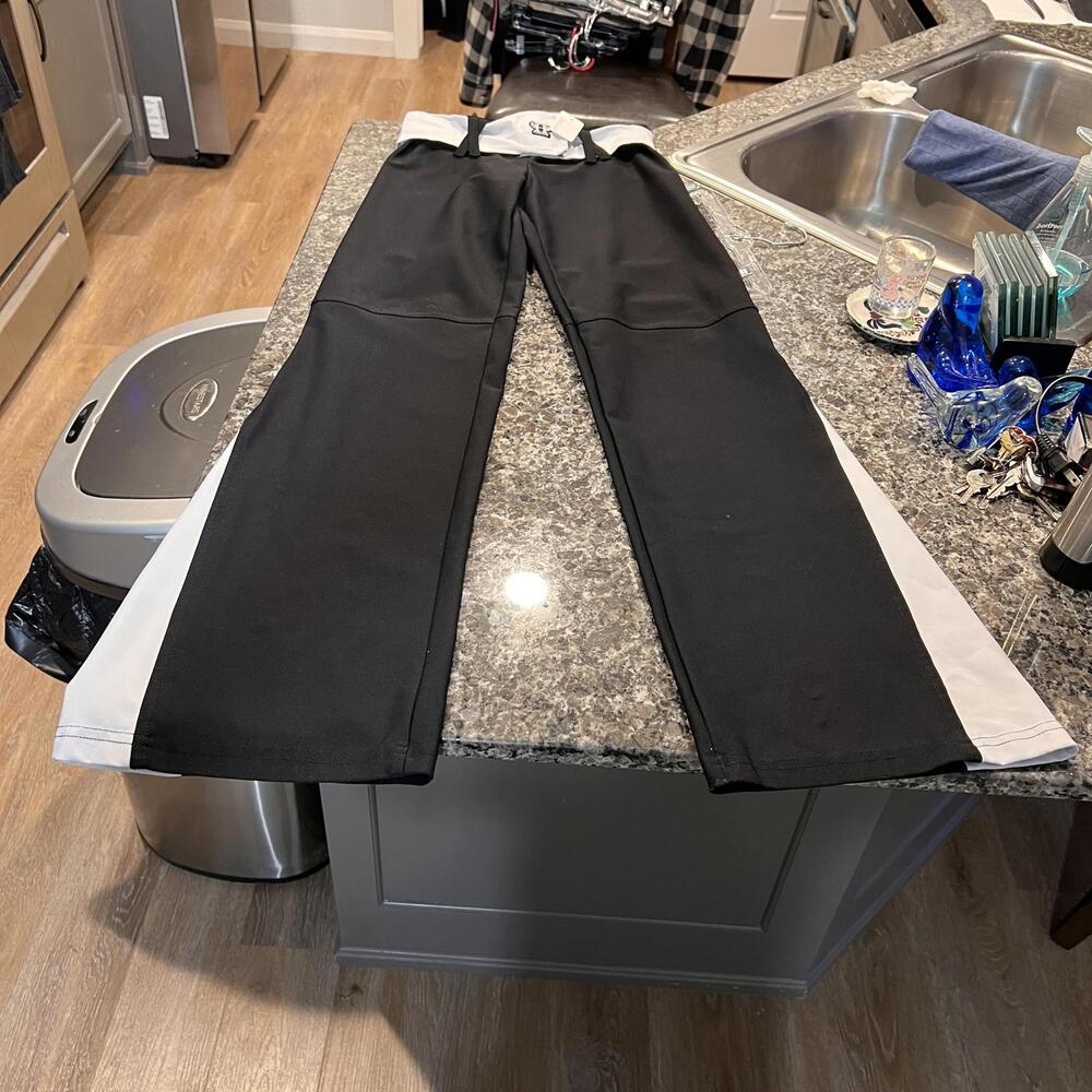 Black and White Women's Casual Pants